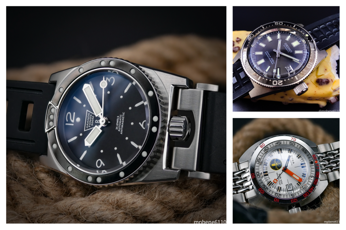 Legends from the 60s reissued: Seiko SLA017, Doxa Silver Lung and ZRC Grand Fonds